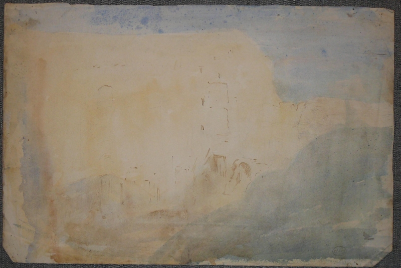 Watercolour and pen urban landscape.     DRA/394